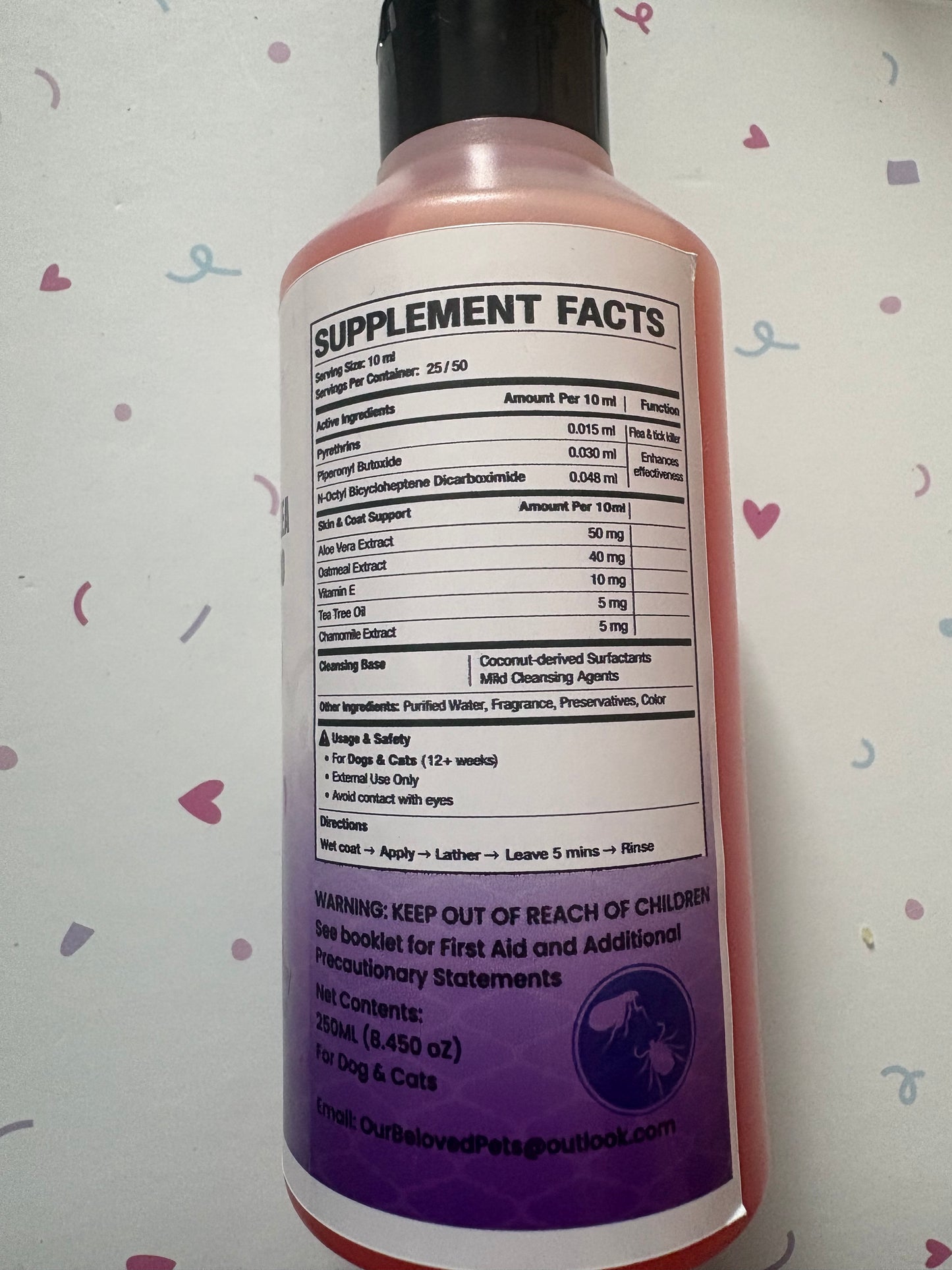 Beloved Pets Flea & Tick Shampoo